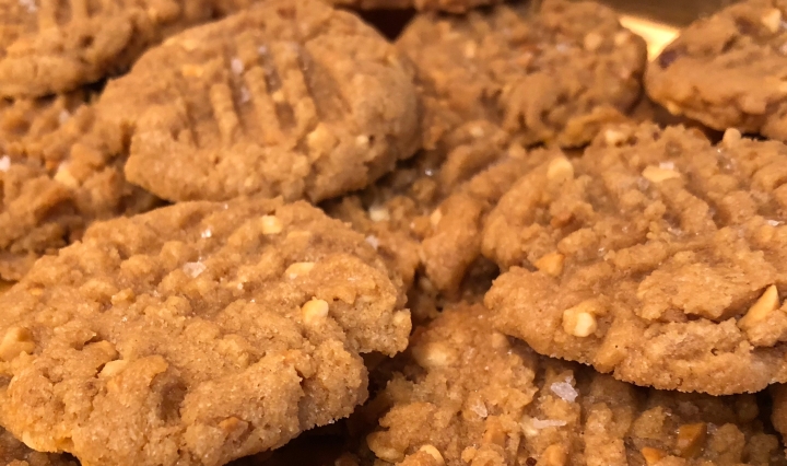 Gluten-free Peanut Butter Cookies | Sprinkle and a Dash | Chunky
